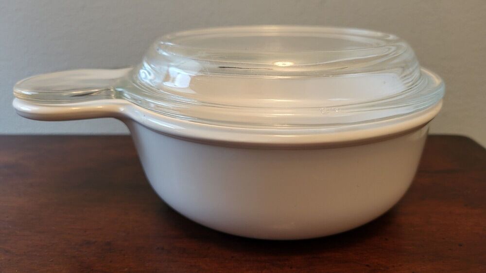 Qty 1: Corning Ware P-150-B 15 Ounce Grab It Bowl w/ Pyrex P-150-C Glass Lids